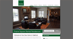 Desktop Screenshot of prairiesquarerentals.com